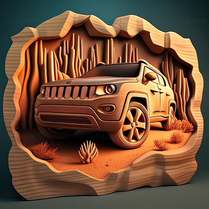 3D model Jeep Compass (STL)